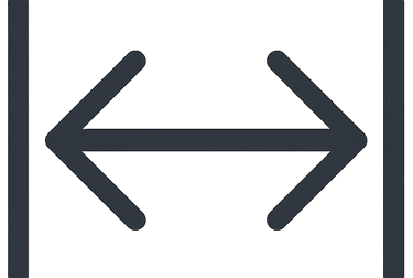 double sided black arrow