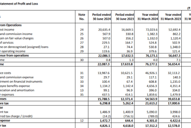 income statement_bajaj housing finance business analysis