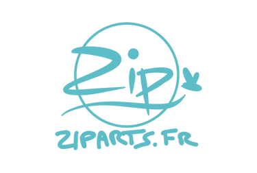 a logo for ziparts