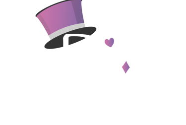 a woman in a purple top hat and a purple top hat