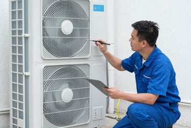 white metal pipe on brown brick wall