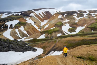 Landscape in Iceland Landmannalaugar