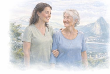 Acompanhamento pessoal como serviço de apoio idosos no Rio de Janeiro