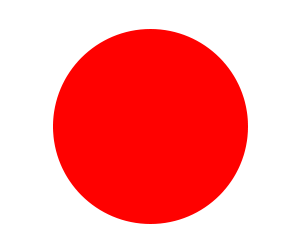 a red background with a white and black background