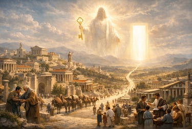 AI-generated graphic of the church of Philadelphia