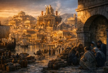 AI-generated graphic of the church of Smyrna