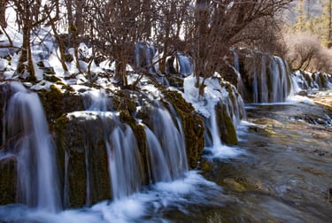 Shuzheng Waterfall, Jiuzhaigou