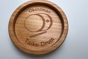 wooden coaster can be personalized