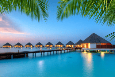 Resort en Maldivas.
