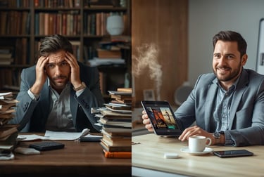 Comparison of traditional book buying versus digital ebook bundle access