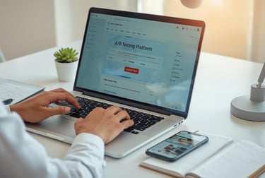 Starting first A/B test using no-code testing platform