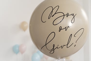 Baby shower et gender reveal