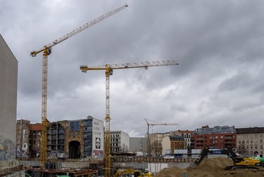 Reinhard Mokros: Berlin, Baustelle Tacheles Gelände 2019