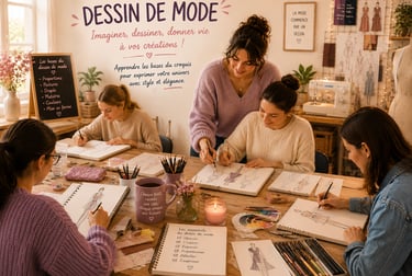 formation dessin de mode