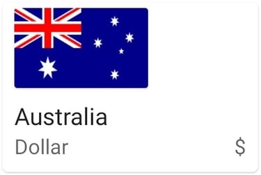Australian Dollar currency note - AUD - Australia money image