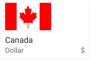 Canadian Dollar currency note - CAD - Canada money image
