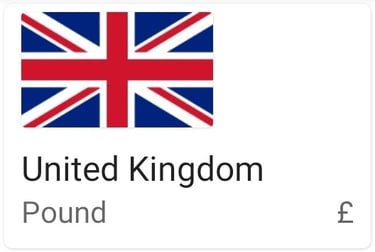 British Pound currency note - GBP - UK money image
