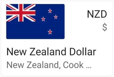 New Zealand Dollar currency note - NZD - New Zealand money image