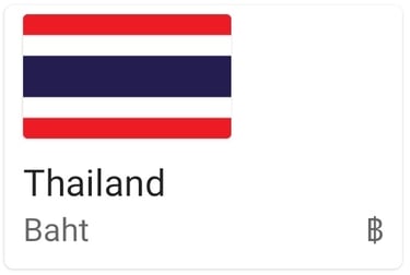 Thailand Bath currency note - THB -Thai bath money image