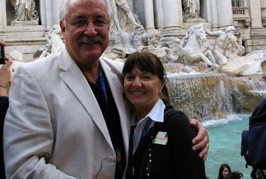 Bill & Sandy in Rome