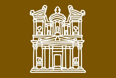 tesoro de petra icono para Exclusive Jordan