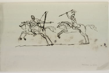 A battle scene