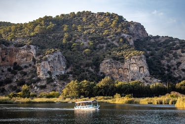 Dalyan tombes van Kaunos