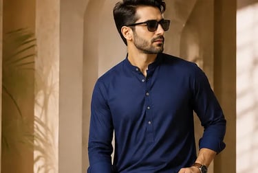 Stylish men fashion wear collection showcasing modern traditional and casual outfits for men category
