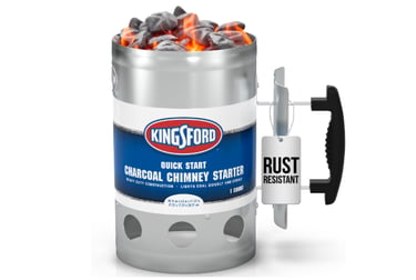 Lighting coal has never been easier! Great for any barbecue.