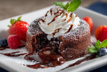 coulant de chocolate