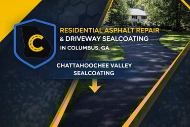 Residential Asphalt Repair & Driveway Sealcoating in Columbus, GA | Chattahoochee Valley Sealcoating