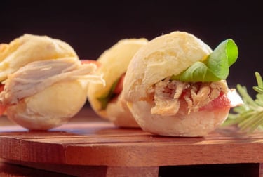 Pão de queijo lanche