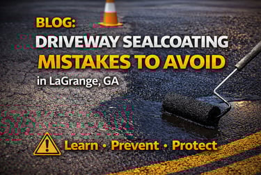 Driveway Sealcoating Mistakes to Avoid in LaGrange, GA – Protect Your Asphalt the Right Way
