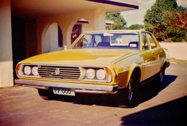 what possessed Peter Pickering to buy this lemon? This Leyland P76 was not long in Peter's driveway