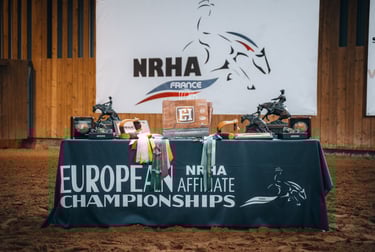 Lots à gagner de la NRHA EUROPEAN AFFILIATE CHAMPIONSHIPS