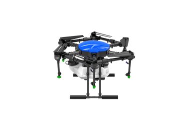 alt="Close up of agricultural spraying drone nozzles being calibrated at a drone service center near