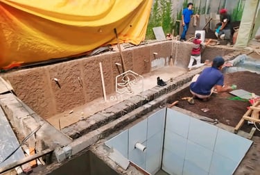 Kontraktor DayanaPool merancang kolam Jacuzzi custom