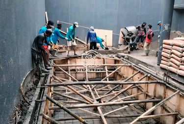 pembesian kolam renang standar SNI oleh dayanapool