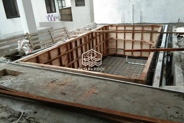 pembesian kolam renang standar SNI oleh dayanapool