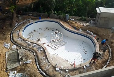 pembesian kolam renang standar SNI oleh dayanapool