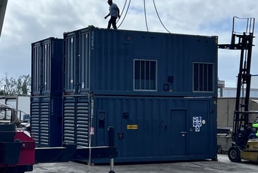 CUMMINS/AGGREKO Osprey, QSK60G22 Natural Gas Generator