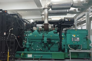 Cummins QSK60-G8, 2145kW, 400v 50 Hz.