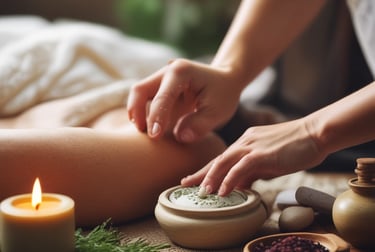 klei voor hammam massage