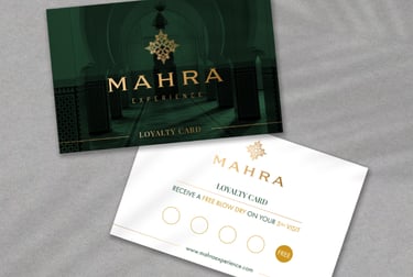 Mahra's loyalty card