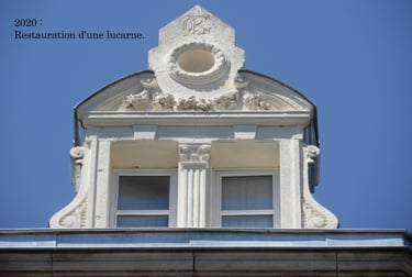 Lucarne - ARNOULD MTDP - Taille de pierre - Pézenas - Hérault