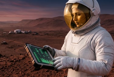 Top Quark Film Fest space woman on Mars