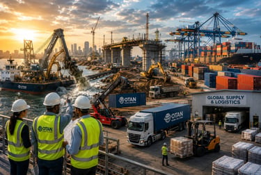 Integrated marine, construction and global logistics operations supporting industrial projects