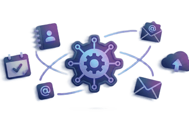 Schéma de connexion entre le répondeur IA et vos outils métiers (CRM, Agenda, Cloud) via API