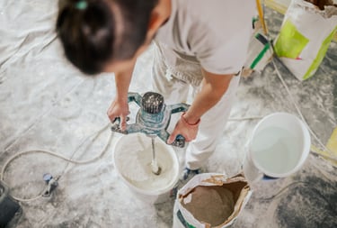 Mélange de peinture 