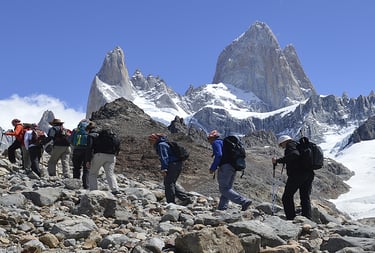 treckking glaciar